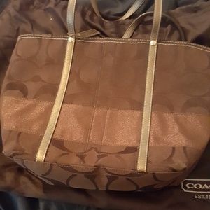 Coach purse w/bag